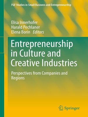 cover image of Entrepreneurship in Culture and Creative Industries